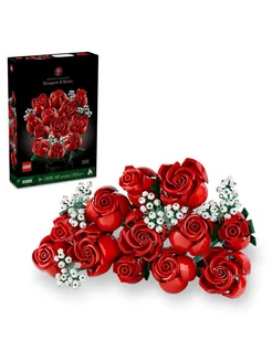 Конструктор Icons Bouquet of Roses Букет роз 822 дет