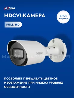 Цилиндрическая HDCVI-видеокамера DH-HAC-HFW1200TP-0360